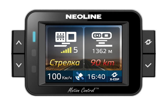 Гибрид радар-детектора и видеорегистратора Neoline X-COP 9100 (Сеть DNS)