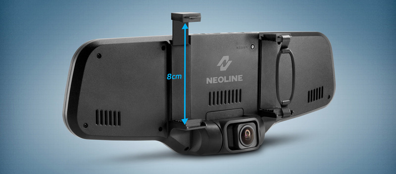 Neoline G-Tech X27 Rückspiegel mit Blitzerwarner und Dual-Dashcam